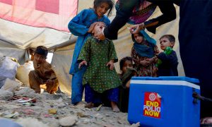 Pakistan polio multiple vaccine