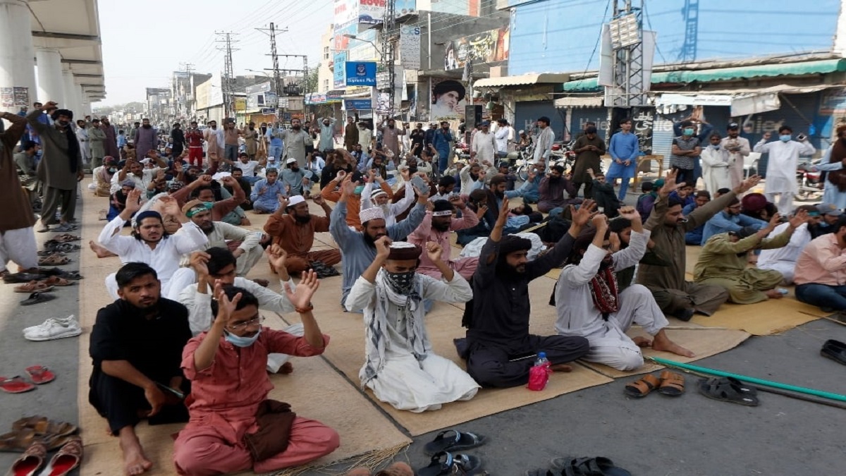 TLP protest