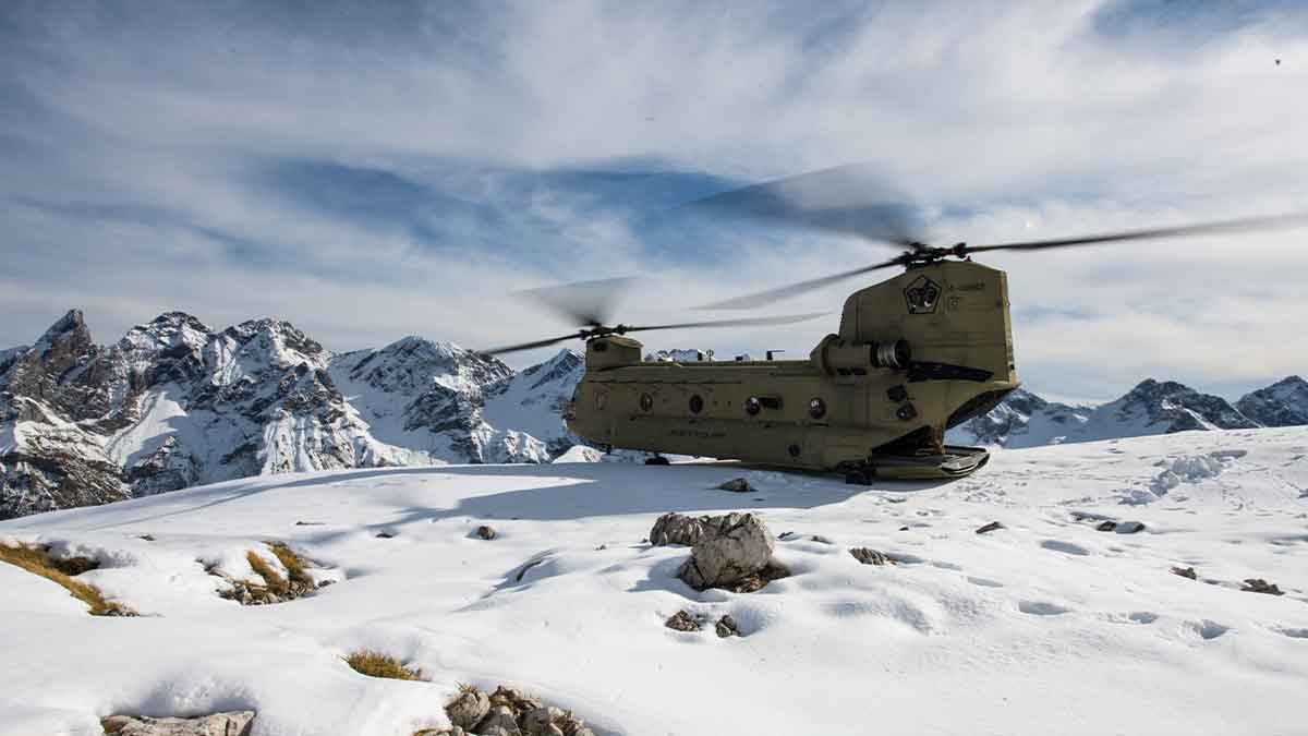 Chinook helicopters