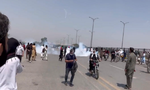 PRI Supporters Gathering At Srinagar Highway Islamabad