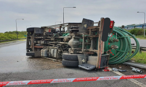 LPG Tanker Overturns on M2 Motorway’s Kallar Kahar Section, Prompting Safety Concerns